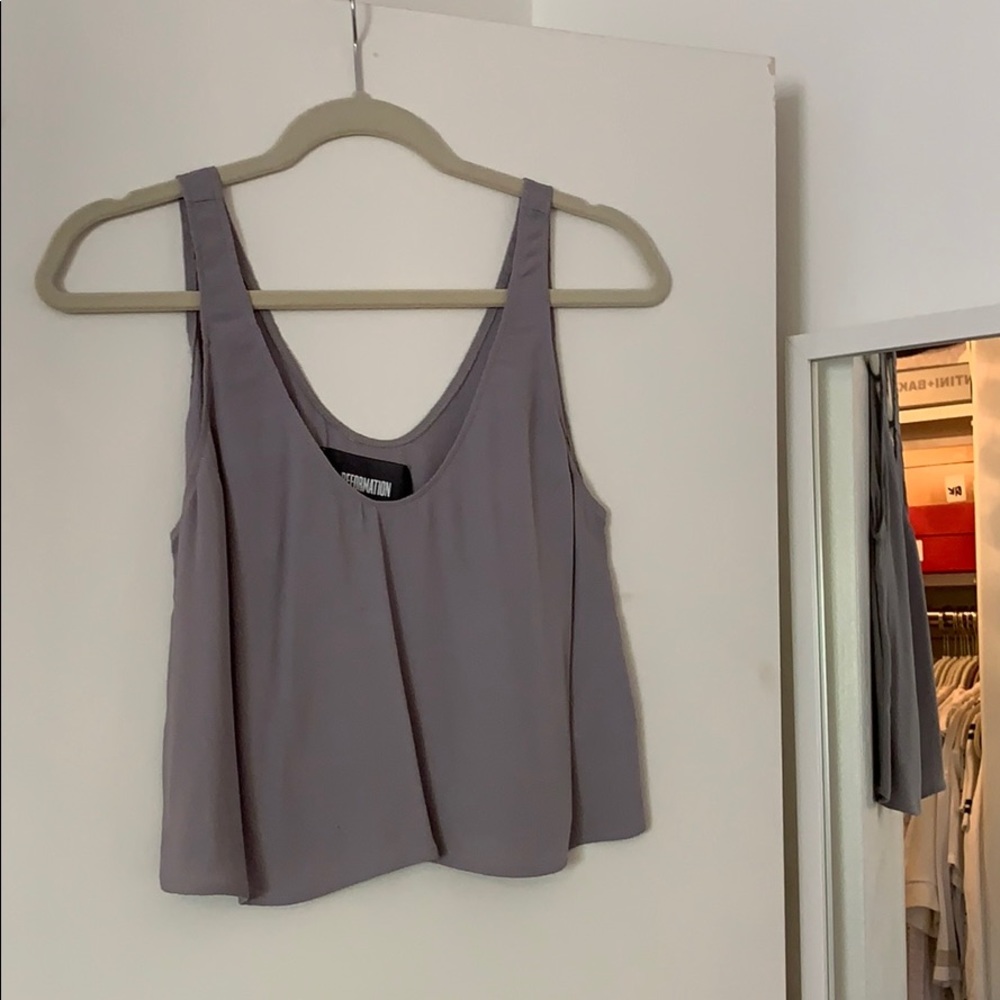 Grey reformation top